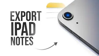 Как экспортировать заметки iPad в формате PDF (урок)