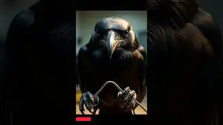 The New Caledonian crow is one of the smartest animals on Earth, capable of creating tools to hunt🤔❗