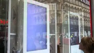 HSBC Birmingham Interactive Window Display
