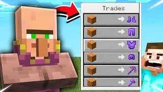 Minecraft, But Villagers Trade OP Items 😱🔥