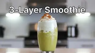 3-Layer Power Smoothie | Banana, Ginger, Pistachio Magic