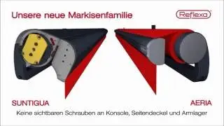 Markise Aeria und Suntigua von Reflexa