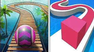 Line Run Vs Going Balls, Level Up Runner Satisfying Mobile Update Gameplay|| LGTS6UY