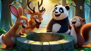 चालाक खरगोश vs भूखा भेड़िया 🐰🐺 | Smart Rabbit Outsmarts Hungry Wolf | 3D Kids Moral Story #cartoon