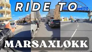 Sunny Day Ride To MARSAXLOKK - The Fishing Village of Malta