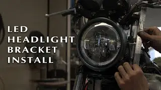 How To Install A LED Motorcycle Headlight | Purpose Built Moto