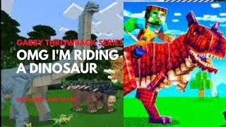 Gabby Throwback | OMG I'm Riding a Dinosaur | Gabriella World Hakuten