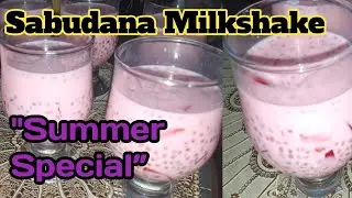 Refreshing Saghodana (Sabudana) Milkshake Recipe | Healthy Summer Drink 