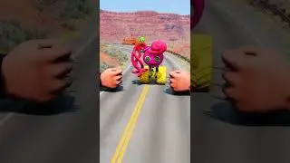 Funny & Weird Cars VS Bollard Spikec Wolverine Fist Crush in BeamNG.drive