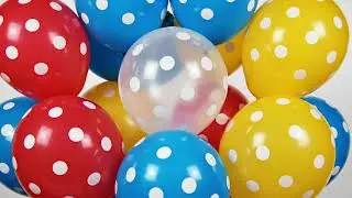 &ldquo;Color Explosion! Polka Dot Balloons Popping Satisfying ASMR 💧&rdquo;