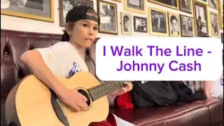I Walk The Line by Johnny Cash #guitarcover  #johnnycash #leonardopatrick #countrymusic #foryoupage 