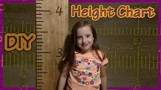 DIY Height Chart Ruler