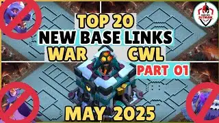 TOP-20 TH13 CWL/LEGEND BASE WITH LINKS | PART-01 | CLASH OF CLANS