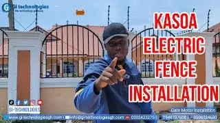 Kasoa Electric Fence Installation #securityfence #buildinginghana #electricfenceKasoa #kasoa 