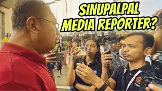 SINUPALPAL ANG MGA REPORTER NG MEDIA SA RALLY SA MENDIOLA!
