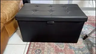 ENGPOW Storage Ottoman Bench,Fireproof Folding Storage Bench FULL REVIEW