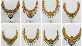 40+ Short Necklace Designs with lessweight|| 916 Gold Necklace Collection||Bridal jewellery