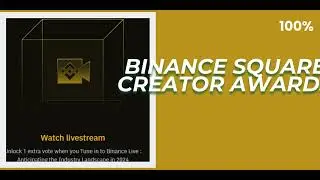 BINANCE SQUARE CREATOR AWARDS  10,000 USDT