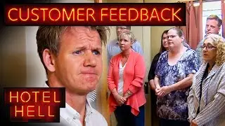 Gordon FORCES Owners To Listen To BRUTAL Customer Feedback | Hotel Hell | Gordon Ramsay