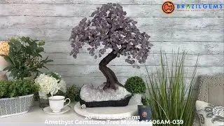 Model # 5406AM-039 Amethyst Gemstone Tree 20