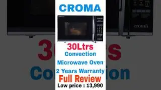 croma 30ltrs microwave oven convection full review full demo in description #microwave  #croma