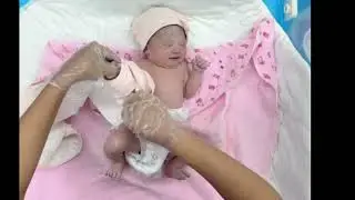 How Nurses Handle & Dress Newborns Right After Birth