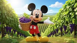 🍇🐭 Mickey Mouse and the Grape Farm Adventure! | Fun Farming for Kids 🌞🚜