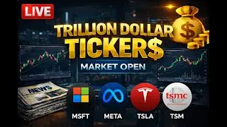LIVE STREAM | Trillion Dollar Tickers &mdash; Pre-Market Levels, Opening Bell, Market News & Motivation