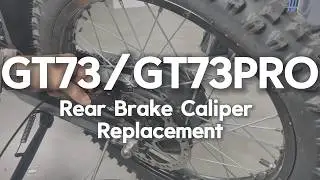 How To Replace GT73/GT73PRO Rear Disc Brake？