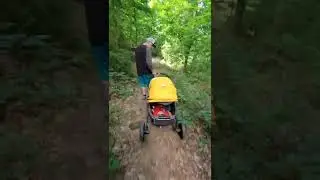 Evenflo Xplore Stroller Wagon All Terrain Review || Hiking with A Stroller in Action #shorts