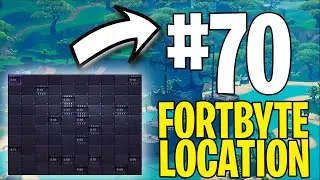 FORTNITE FORTBYTE #70 LOCATION - Skydive Through Rings Above Lazy Lagoon Vibrant Contrails Fortbyte
