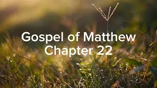 Matthew chapter 22 (audio Bible with text) ESV 
