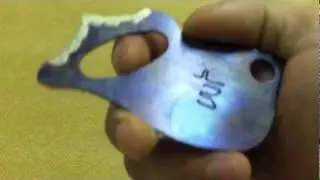 Tactical Credit Card Knife: Warren Thomas Special (Imported Version)