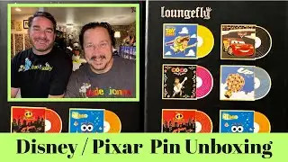 Disney Pixar Pin Unboxing Vinyl Records #disney #disneypins #pintrading #unboxing #disneymerch #pins