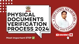 🔴Attention: Allahabad University Physical Documents Verification Process 2024 : Most Important STEP🔥
