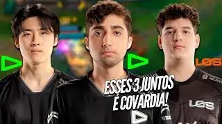 MAGO, BULL e DUDU, MOSTRARAM COMO DESTRUIR UM JOGO - LOUD e LOS TREINO CBLOL 2026