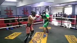 Sparring at Elorde Sport Complex Sucat Paranaque City.             November 07. 2018.