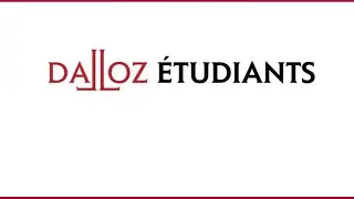 Pr&eacute;sentation de Dalloz &eacute;tudiants