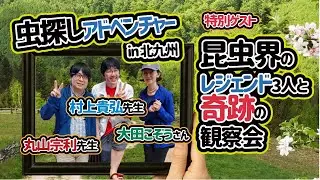 クレイジー虫探しアドベンチャー in 北九州【昆虫界のレジェンド3人と奇跡の観察会】Insect rearing