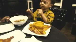 MY 3YR OLD TRIES AFRICAN FOOD FOR THE FIRST TIME !!!