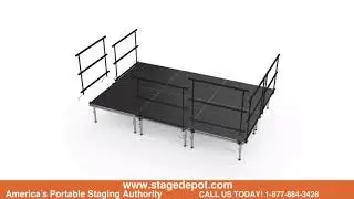 EZ-Lock Portable Stage from www.thestagedepot.com