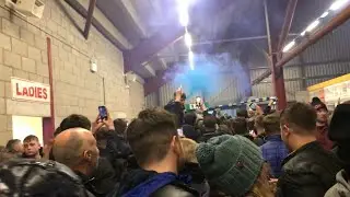 Absolute scenes from Cowshed Loyal on tour to Barnsley