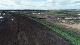 Drone video: Foxconn construction site