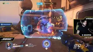 MOUFFIN INSANE SIGMA! 54 ELIMS! [ OVERWATCH SEASON 19 TOP 500 ]