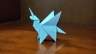 Origami Winged Unicorn Easy | How To Make Origami Winged Unicorn Easy | Easy Origami
