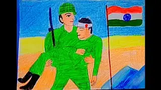 India republic day drawing pencil shading || 26th January drawing how to draw republic day