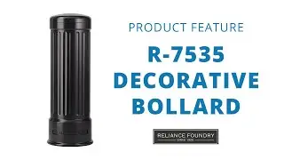 R-7535 Ductile Iron Decorative Bollard