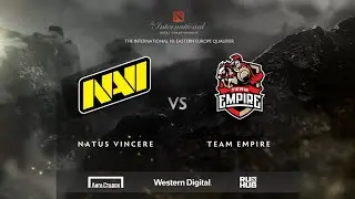 Natus Vincere vs Team Empire, TI10 &mdash; Eastern Europe Qualifier, bo3, Audio Version