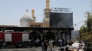 أكثر من 100 شهيد وجريح في التفجير الارهابي في بلد.