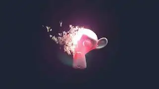 Blender Disintegration Effect with moth particle using Geometry Nodes